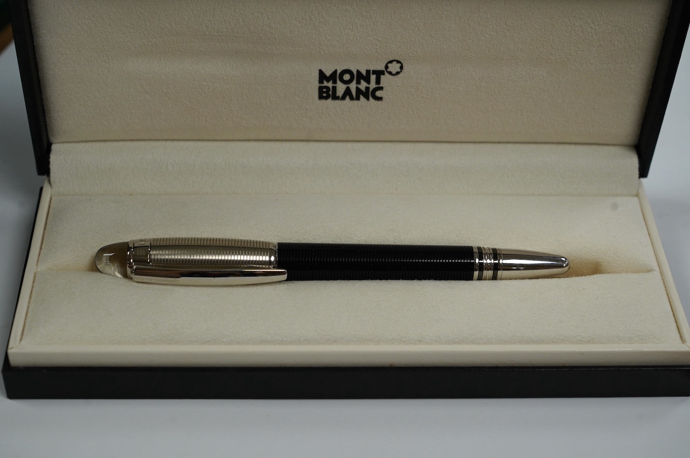 A Mont Blanc Starwalker pen, boxed. Condition - good